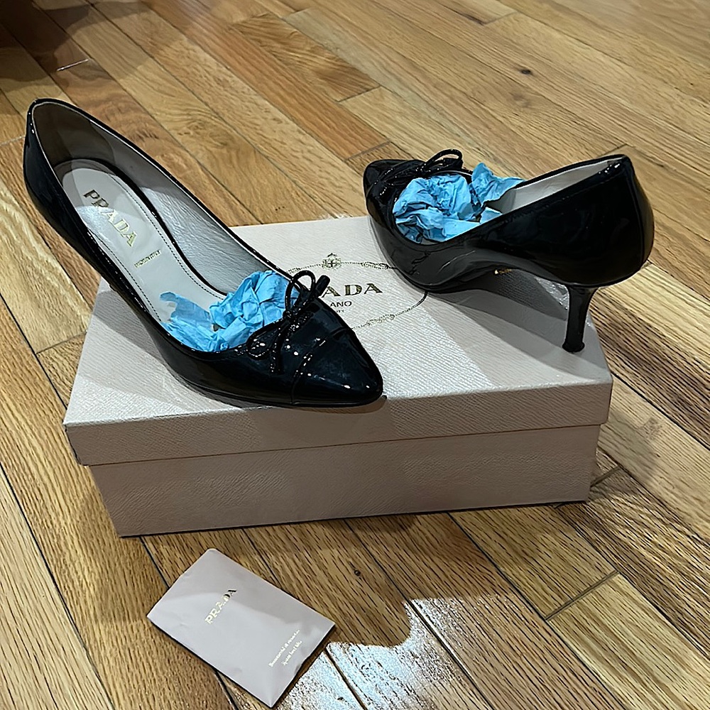 PRADA BOW HEELS